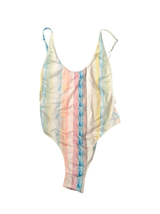 Cupshe Other - Women’s Cupshe Pastel Striped One-Piece Swimsuit Size M